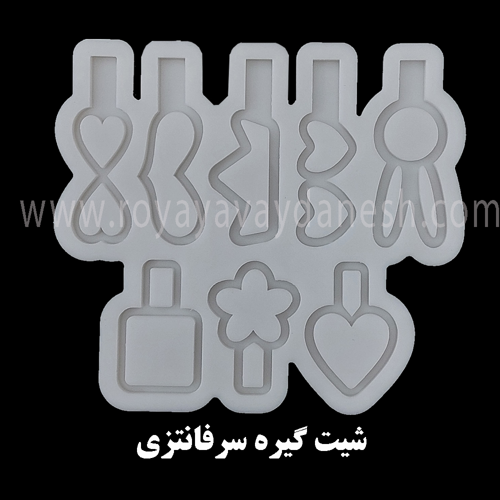  یک قالب سیلیکون جذاب برای موهای خوشگلتون که میتونین با طرح و رنگهای مختلف گیره سرهای قشنگ درست کنین و موهاتون رو زیباتر کنین