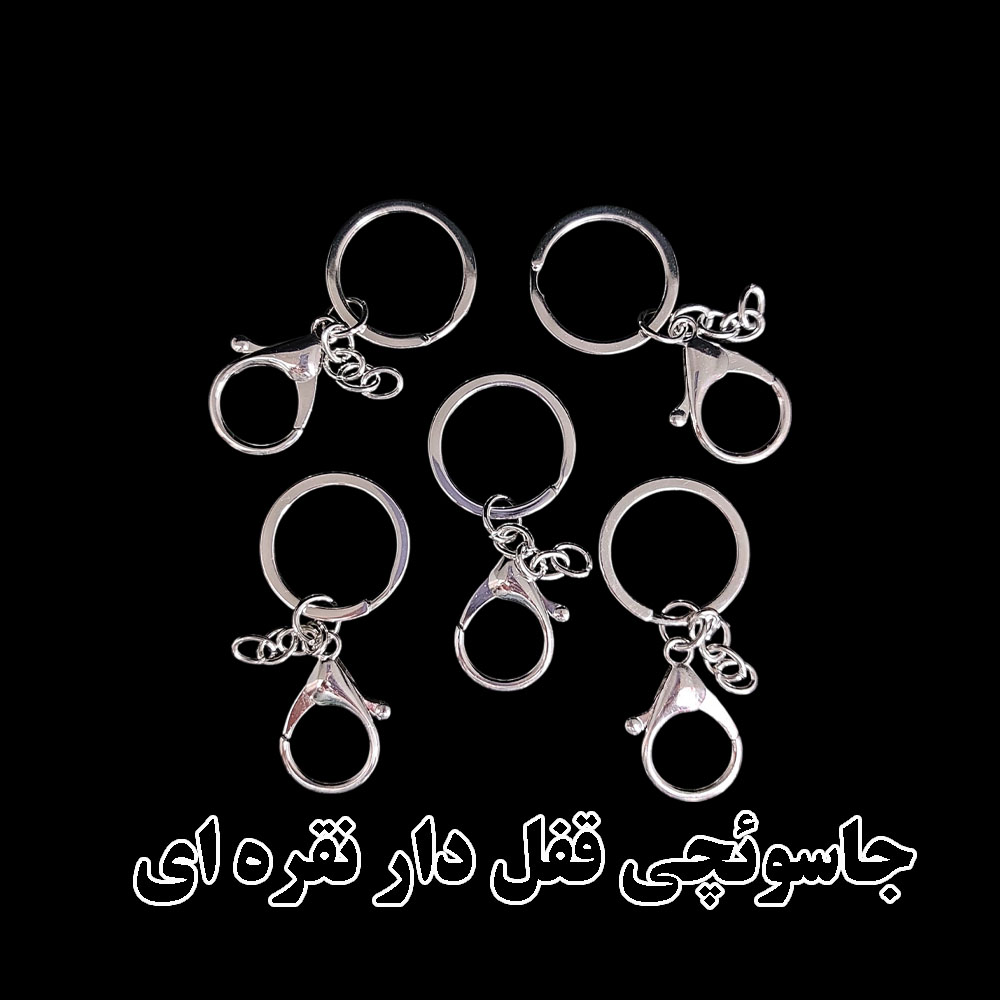  جاسوئیچی قفل دار فلزی - سه رنگ شیک برای سلیقه های خاصاگه دنبال یه پایه ی مطمئن و شیک برای ساخت آویز های دست ساز ،گیفت های هنری یا کلید سنجاقهای خاص میگردی این جاسوئیچی های قفل دار انتخاب فوقالعاده ایه!با طراحی قفل دار، دیگه نگران افتادن آویز یا کلید ها نیستی .هم ظاهر جذاب داره ،هم کارایی بالااین جاسوئیچی ها هم برای مصرف شخصی عالی هستن هم پایه ی کار برای هنرمندان رزینی و دست سازکارها سفارش بده و خلاقیتت رو رها کن !
